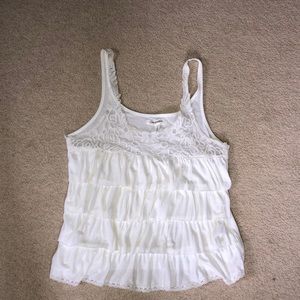 White lacey summer shirt